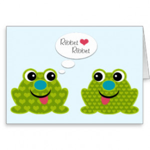 Frog Sayings Cards & More