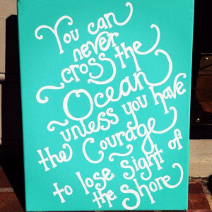 Custom hand-painted quote canvases on Etsy, $35.00