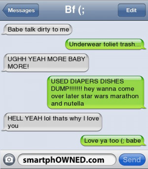 Bf (;babe talk dirty to me | underwear toliet trash.... | UGHH YEAH ...
