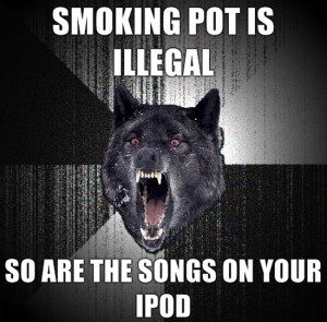 Smoking pot is illegal