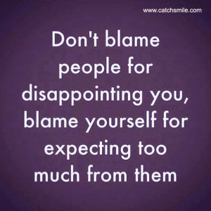Dont Blame People