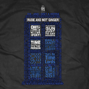 Doctor Who 10th Doctor Quotes Shirt by CBRift on Etsy