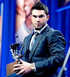 Eric Hosmer, who I named my dog after, what a nice looking man :) More