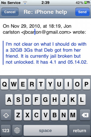 iPhone Quick Tip: How to Quote Text in an Email Reply