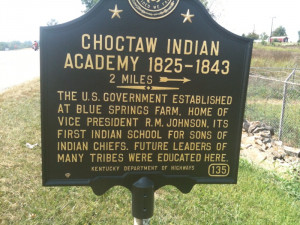 Richard Mentor Johnson's Choctaw Academy