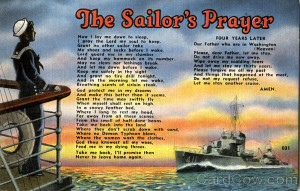 The Sailor's Prayer Navy Poems