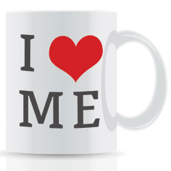 This is a photo of a mug that reads, 