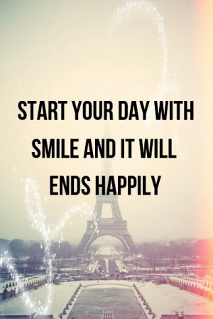 Start Your Day With Smile