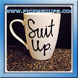 Suit up- barney stinson - quotes How I Met Your mother coffee mug ...