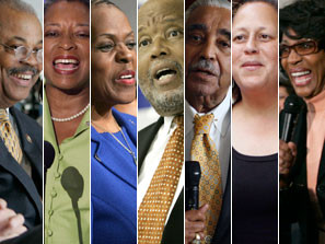 ... Bennie Thompson, Charles Rangel, Laura Richardson and Maxine Waters