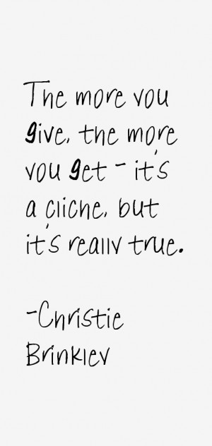 Christie Brinkley Quotes & Sayings