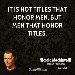 Honor Quotes