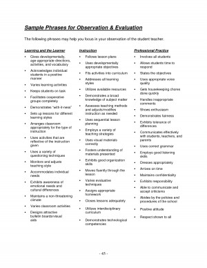 Pictures of Employee Performance Evaluation Phrases