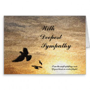 Sympathy Sayings Cards Card