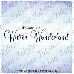 Walking Winter Wonderland...