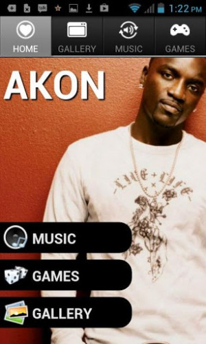 View bigger - Akon Music + Pict + Games for Android screenshot