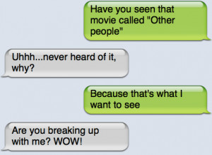 Epic text – The break up