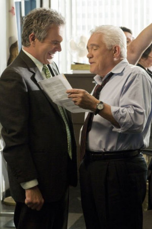 Still of G.W. Bailey and Tony Denison in The Closer (2005)