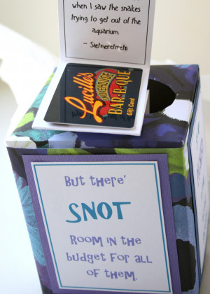 In between the kids notes were Gift Cards from many of his favorite ...