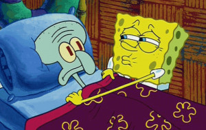 SpongeBob SquarePants kisses Squidward goodnight and tucks him in ...
