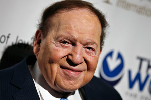 Sheldon Adelson, 81, chairman and CEO, Las Vegas Sands