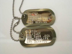 ... custom military dog tags black $ 14 95 custom military dog