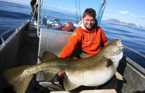 ... Norwegian fishing museum. The last world record cod weighed 98 pounds