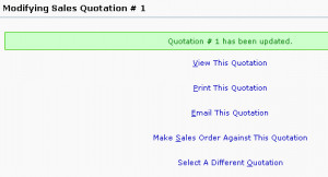To create a Sales Quotations and thereon to view , modify , and print ...