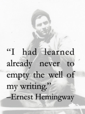 Ernest Hemingway Quotes About Writing