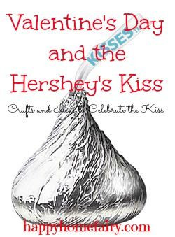 Hershey's Kiss Crafts and Printables for Valentine's Day | Happy Home ...
