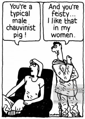 chauvinist pig cartoons and comics