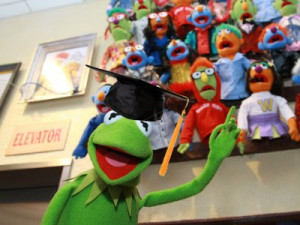 Yes, Kermit the Frog received a Doctorate from a REAL college in New ...