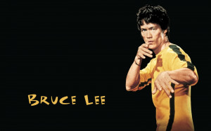 Bruce Lee Typography Wallpaper