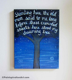 Digital Download Dave Matthews Band Song Lyrics Art Dreaming Tree ...