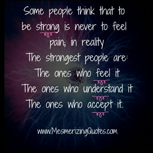 Who are said to be the Strongest people?