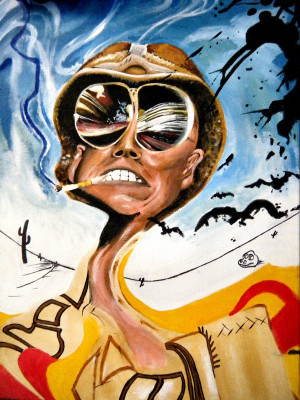 from the cover of Fear and Loathing in Las Vegas, by Hunter Thompson ...