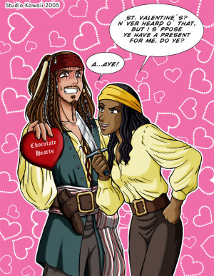 Captain Jack Sparrow Happy Valentine