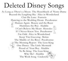 Disney Quotes From Songs