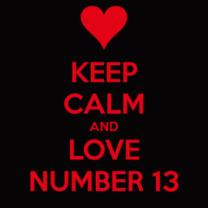 keep-calm-and-love-number-13