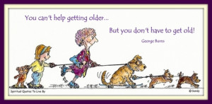 You don't have to get old - illustration by Sandra Reeves