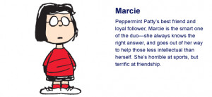peanuts marcie