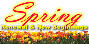 ... way to the renewed life of spring nature begins a new season of growth