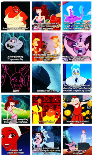 Hahaha some of why Hercules is one of my favorite Disney movies.