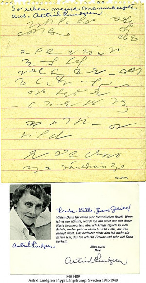 Astrid Lindgrens letter