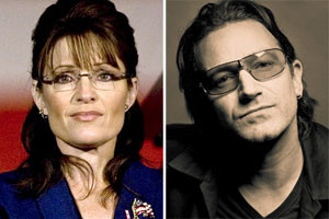 Sarah Palin has revealed Bono reached out to her during her Vice ...