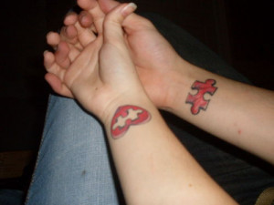 and my favorite tattoo of all! Matching with my boyfriend lachlan