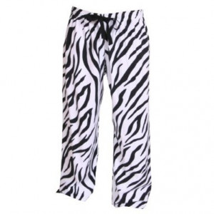 Amazon.com: Black and White Zebra Stripe Fun Print Novelty tie cord ...