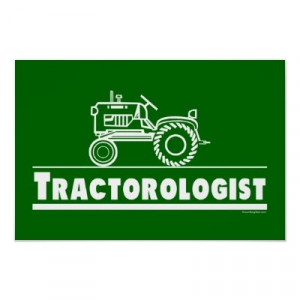 Green Tractor Ologist Print