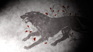 Full View and Download Game Of Thrones Stark Wolf Wallpaper with ...