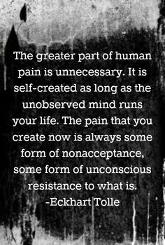Eckhart Tolle ... become natural with observing the inner state More